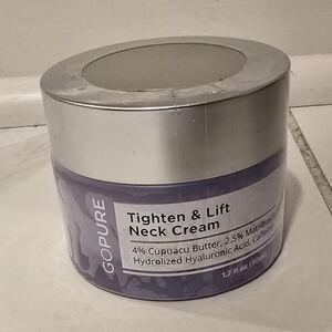 goPure Tighten & Lift Anti-Aging Neck Cream - 1.7 FL OZ - SEALED!